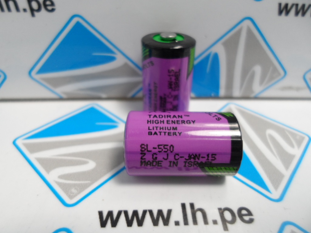 SL-550     Batería Lithium 3.6V, 1/2AA  800mAh